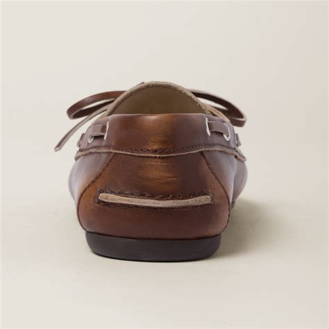 Sienna Unlined Bleached Leather Loafers .